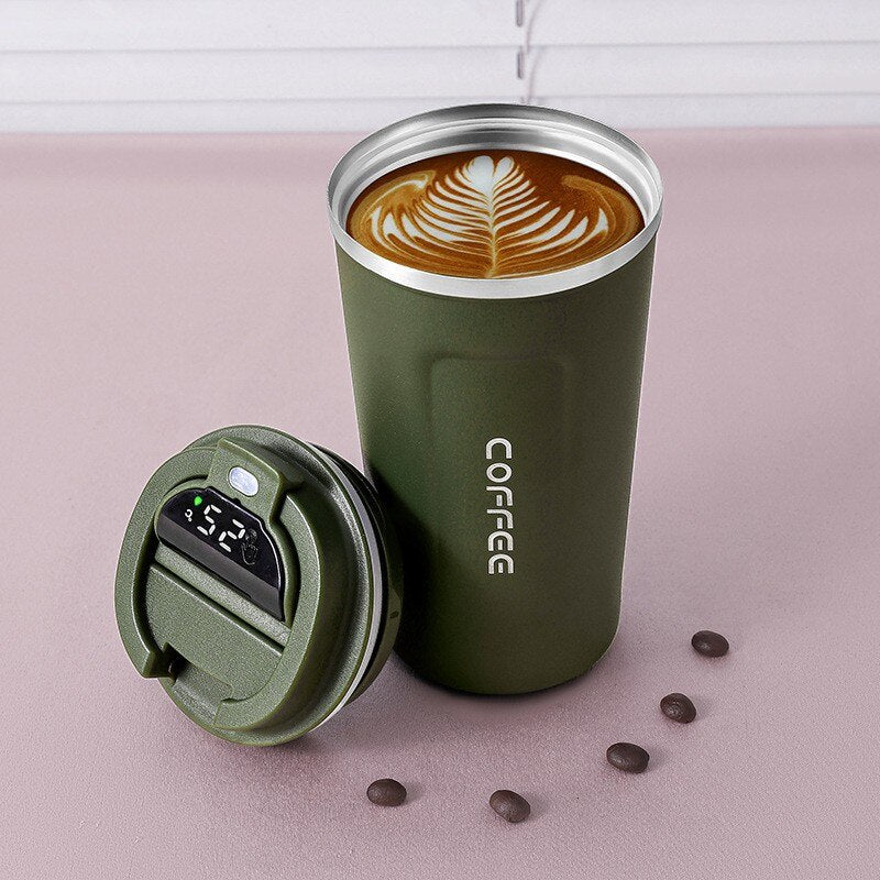 LED-Temperaturanzeige Smart Thermoskaffee Becher | Karnz