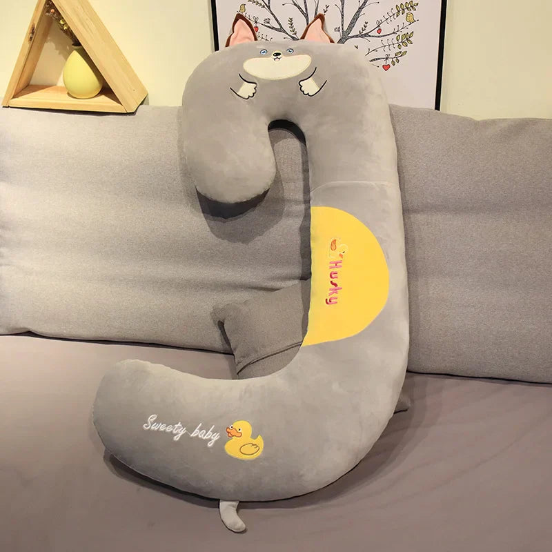 Übergroßes Kuschelmuster Plüschkissen