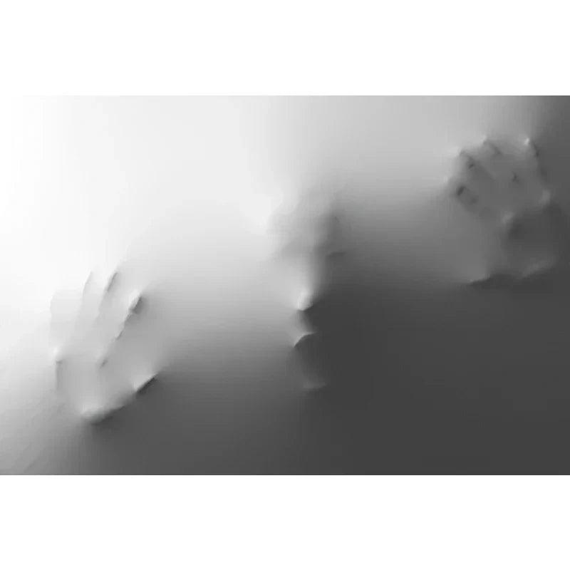 Moderne Kunst Abstrakte Gespenstische Figuren In Der Wand Leinwanddrucke Schwarz Weiß Wandkunst Poster Bilder Für Wohnzimmer Schlafzimmer Kunst Dekor | Karnz