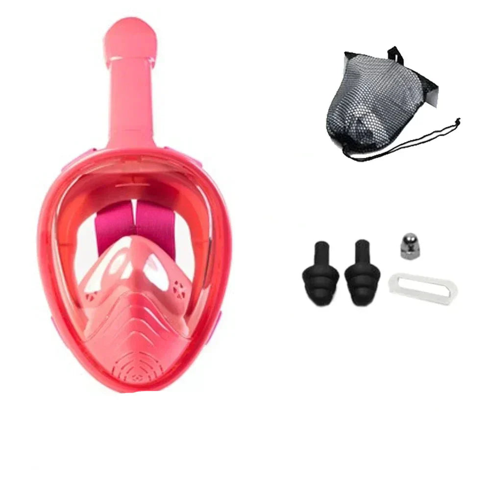 Oceanavue Schnorchelmaske | 180° Vollgesichtsmaske | Beschlagfrei & auslaufsicher | Für Kinder & Erwachsene