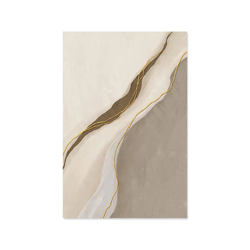 Moderne geomorphe abstrakte Wandkunst Feinkunst Grau Beige Braun Leinwanddrucke Bilder für das Wohnzimmer Zeitgenössische Wohnraumdekoration | Karnz