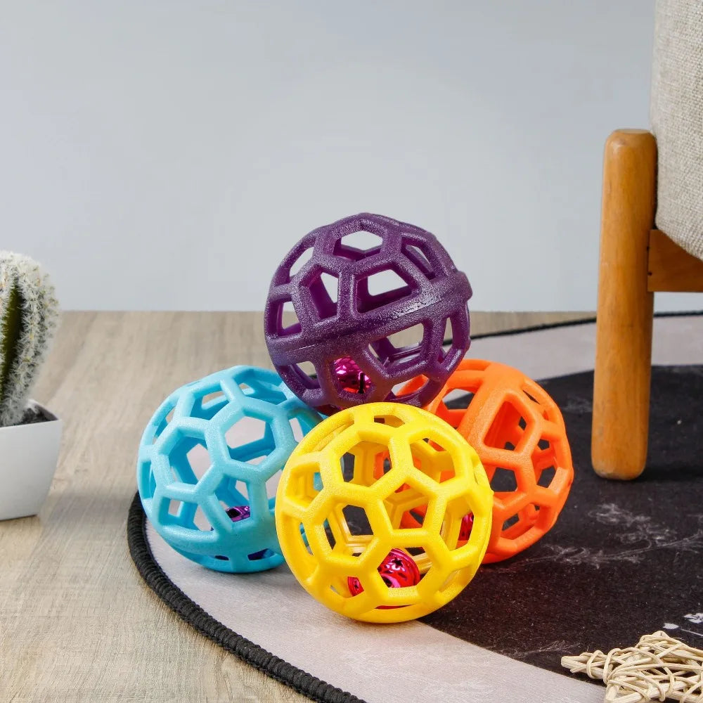 Kauball aus Naturgummi mit Glocke Karnz