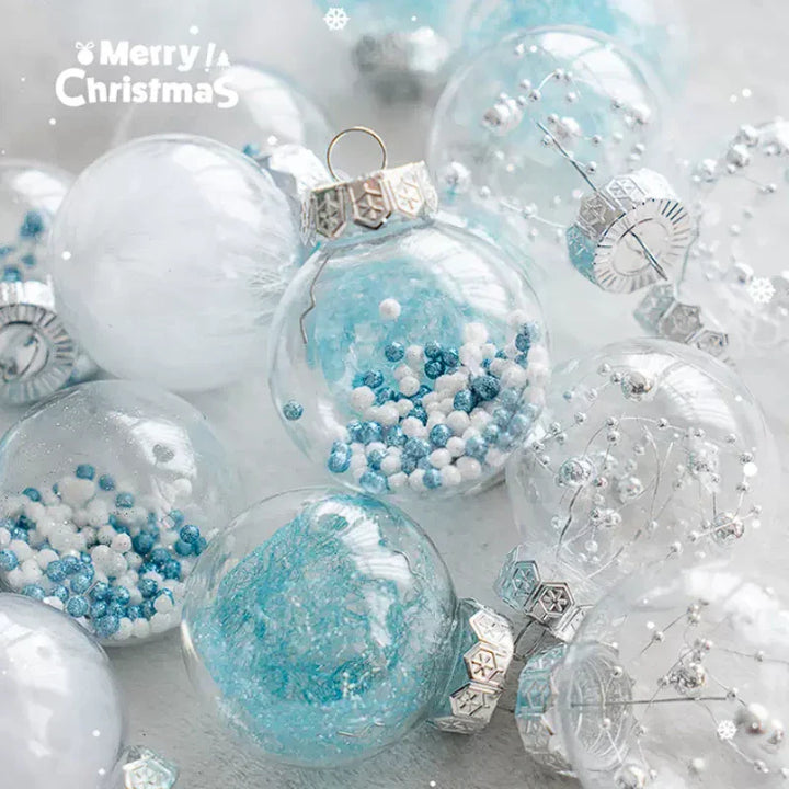 Transparent Hohlball Weihnachtsbaumdeko | Karnz