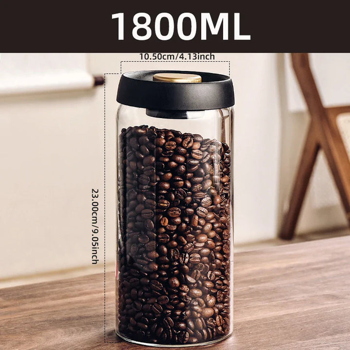 Vakuum Vorratsglas aus Borosilikatglas | Karnz