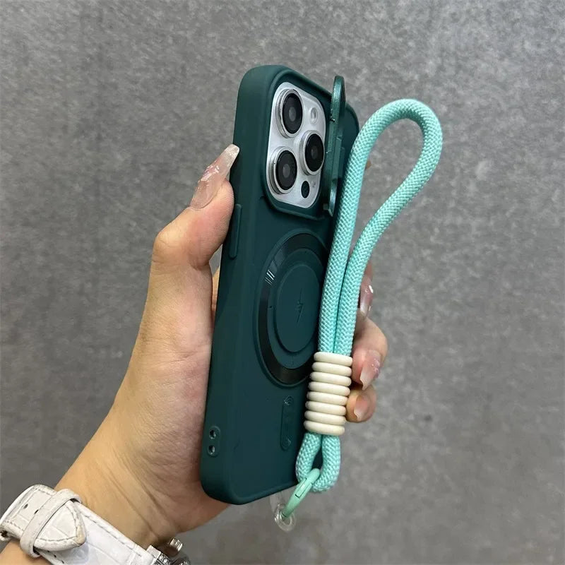 Karnz | Magnetische weiche Handgelenk Halter Linse Abdeckung iPhone Hülle