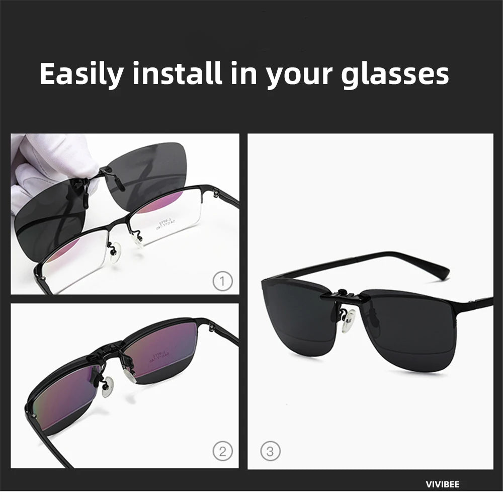 Clip-On Sonnenbrille polarisiert UV400 | Karnz