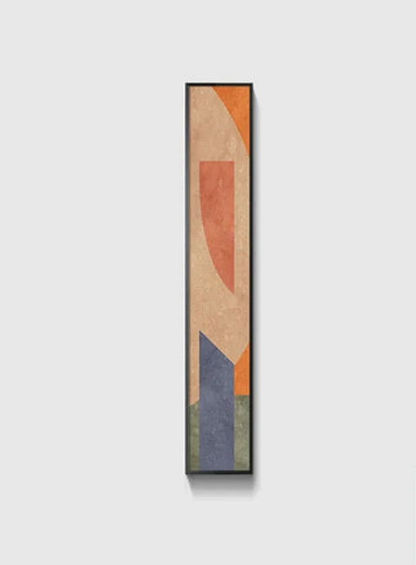 Bunte Hohe Abstrakte Schlanke Format Wandkunst Feine Kunst Leinwanddrucke Kreative Kunstwerke Für Modernes Wohnzimmer Flur Schlafzimmer Kunstdekor | Karnz