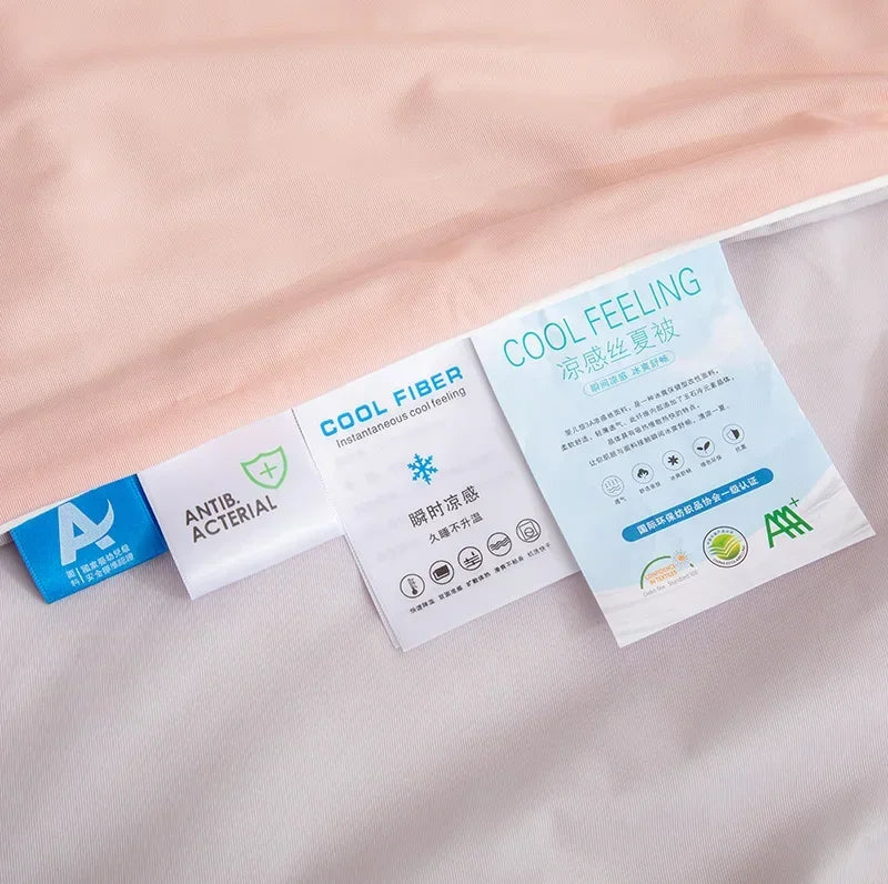 Air Condition Sommerdecke — Pure Color Eis-Seide Kühlende Decke, Leicht & Glatt Twin/Kingsize Bettdecke | Karnz