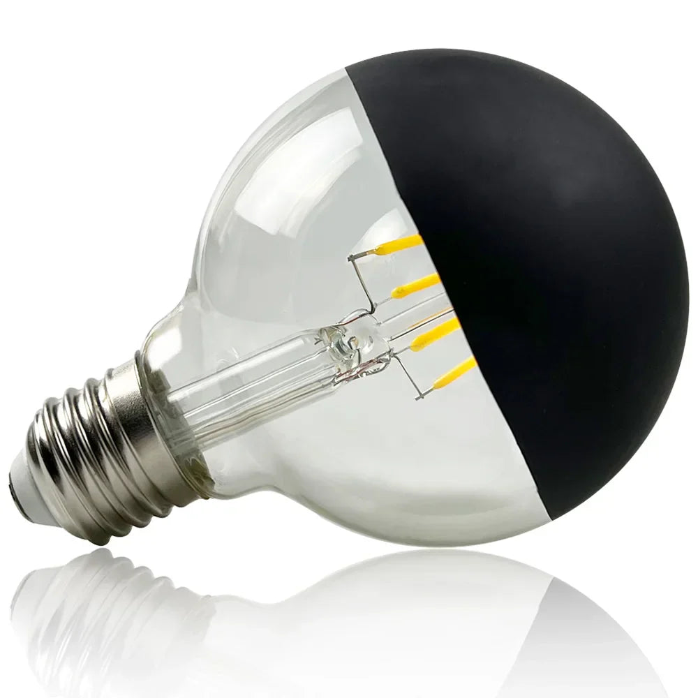 Vintage LED Glühbirne – Retro Tischleuchte mit Holzsockel | Karnz