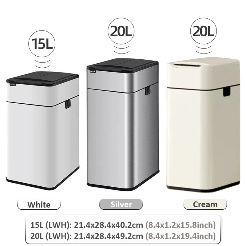 Karnz | Smart Edelstahl Automatischer Sensor Mülleimer