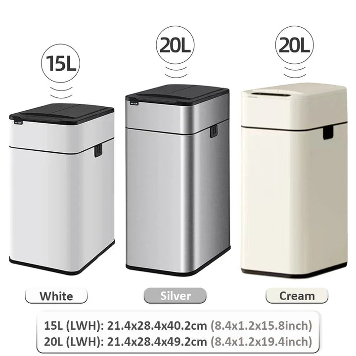 Karnz | Smart Edelstahl Automatischer Sensor Mülleimer