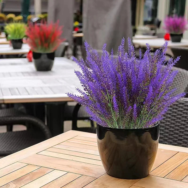 Floraven Lavendelstrauß | Künstlich & Pflegeleicht | 5 Stiele | Für drinnen & draußen