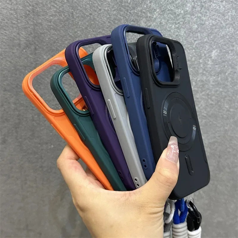 Karnz | Magnetische weiche Handgelenk Halter Linse Abdeckung iPhone Hülle