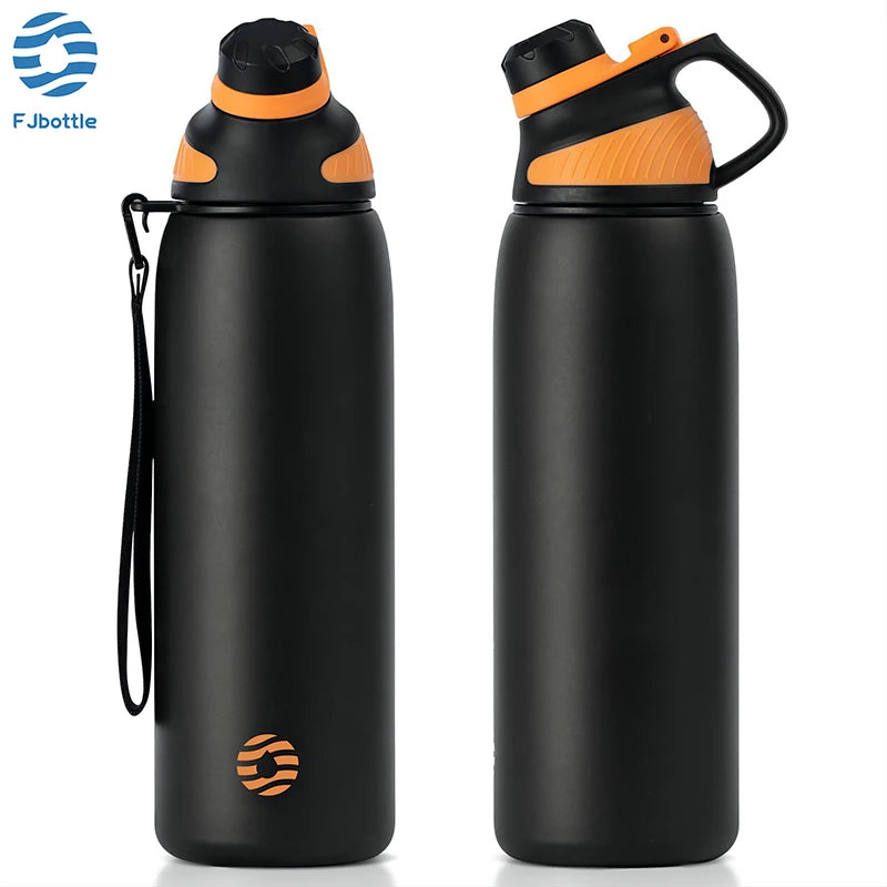 Isolierflasche aus Edelstahl 1000 ml mit Magnetdeckel | Karnz