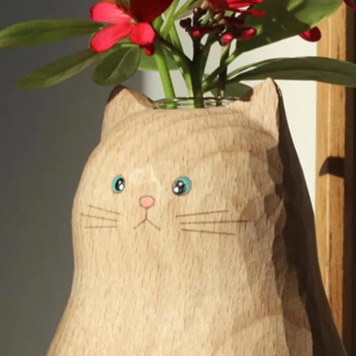 Süßer Katzen-Blumenvasen