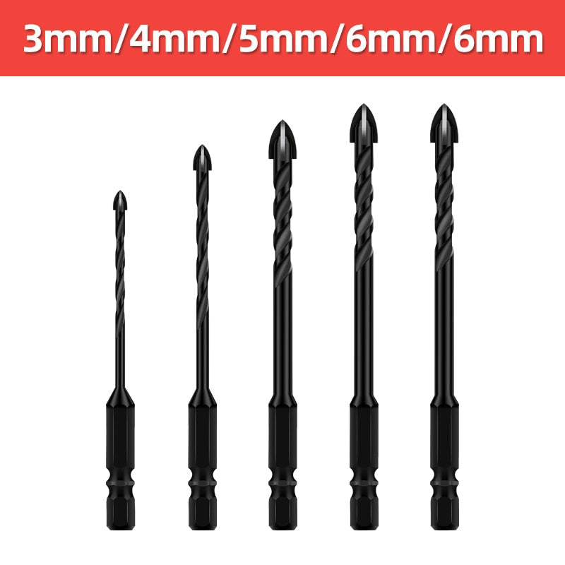 Schwerlast Mega Ultimate Kreuz-Sechskantbohrer Set | Karnz