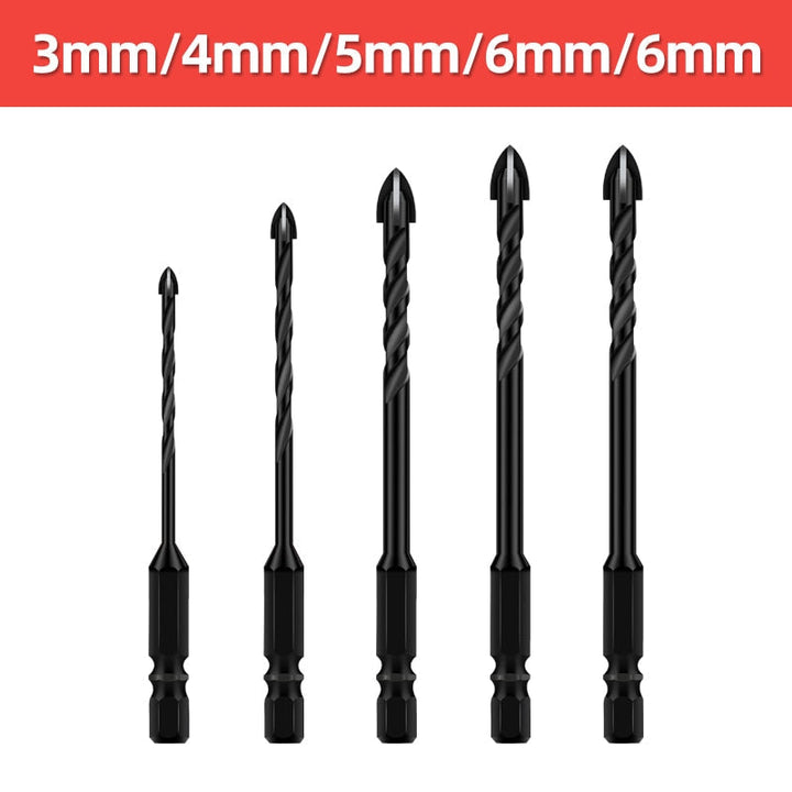 Schwerlast Mega Ultimate Kreuz-Sechskantbohrer Set | Karnz