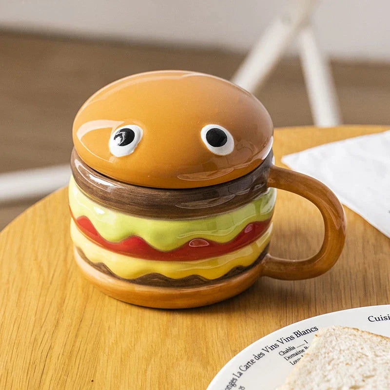 Lecker Hamburger-förmige Keramiktasse