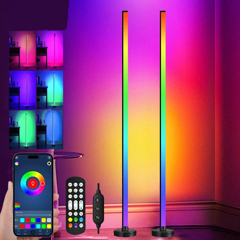 Intelligente RGB-LED-Stehlampe