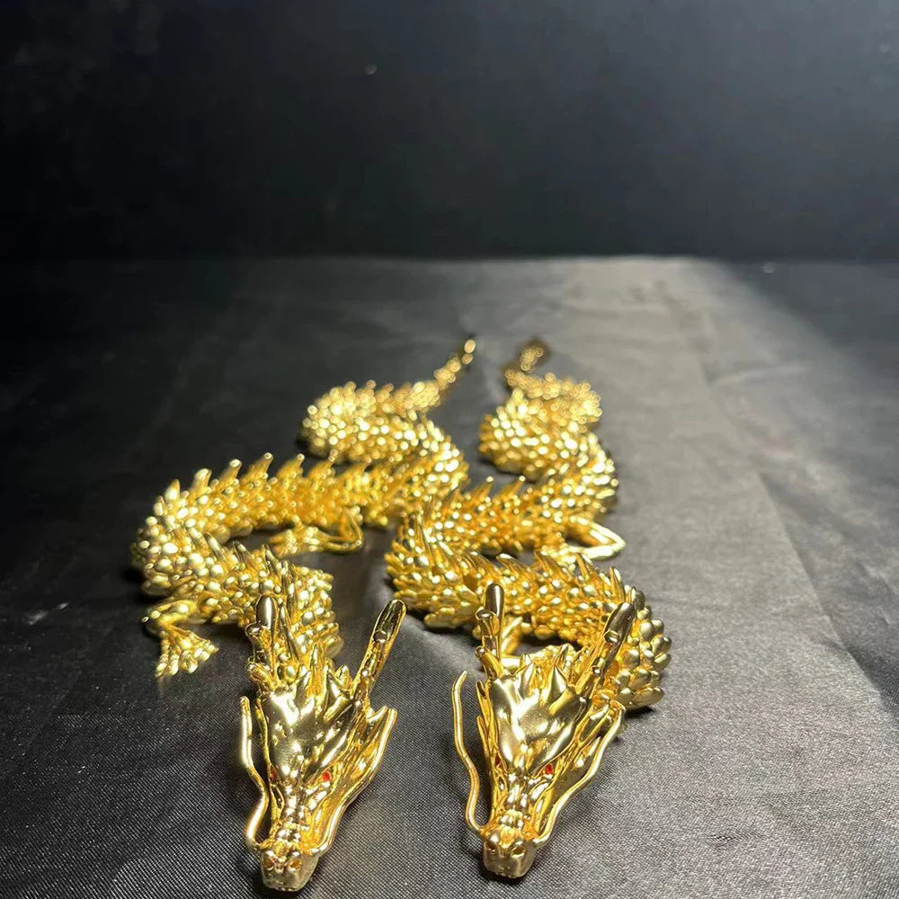 Mystische Schuppen 3D Messing Drache Wohnkultur