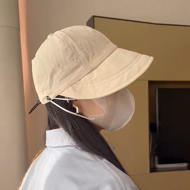 Sonnen Sicherheitschic Sommer Maskenhalter Hut | Karnz
