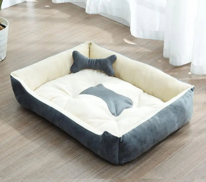 Modernes und gemütliches Leinen-Hundebett Karnz
