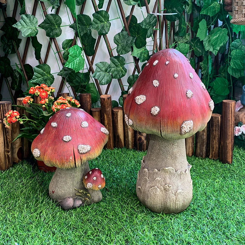 Outdoor Fee Pilz Harz Garten Dekor | Karnz