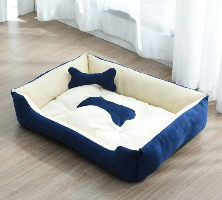 Modernes und gemütliches Leinen-Hundebett Karnz