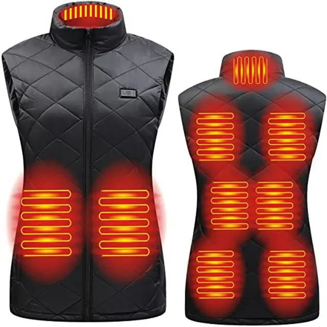 Karnz | ThermaBelle Women's Heating Vest | USB heated vest with infrared technology | Temperature regulating & lightweight | Ideal for autumn & winter