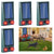 Karnz | SolarGuardix Ultraschall Vogelvertreiber Solar | Mit LED & Bewegungsmelder | Wasserdicht IP58 | 600 m² Abdeckung