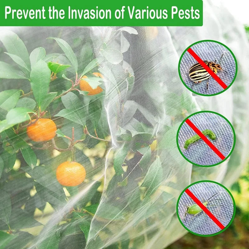 Karnz | Naturaviso Gartennetz Insektenschutz | UV-beständig & Reißfest | Pflanzenschutznetz gegen Schädlinge & Vögel