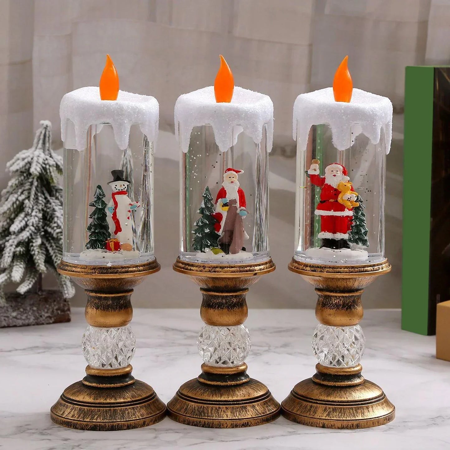 Crystal Echo Weihnachtswasserkerze | Karnz