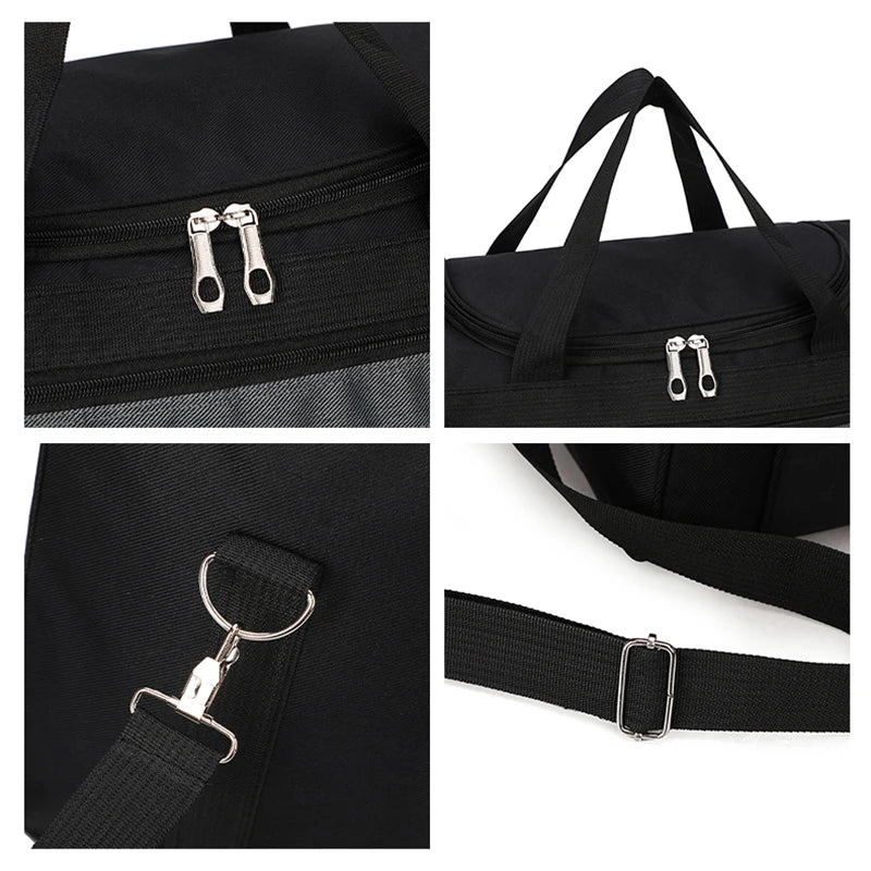 Karnz | Travinero Faltbare Reisetasche Herren | Große Kapazität | Wasserdichte Schultertasche für Geschäftsreisen & Kurztrips | Sport- & Freizeittasche