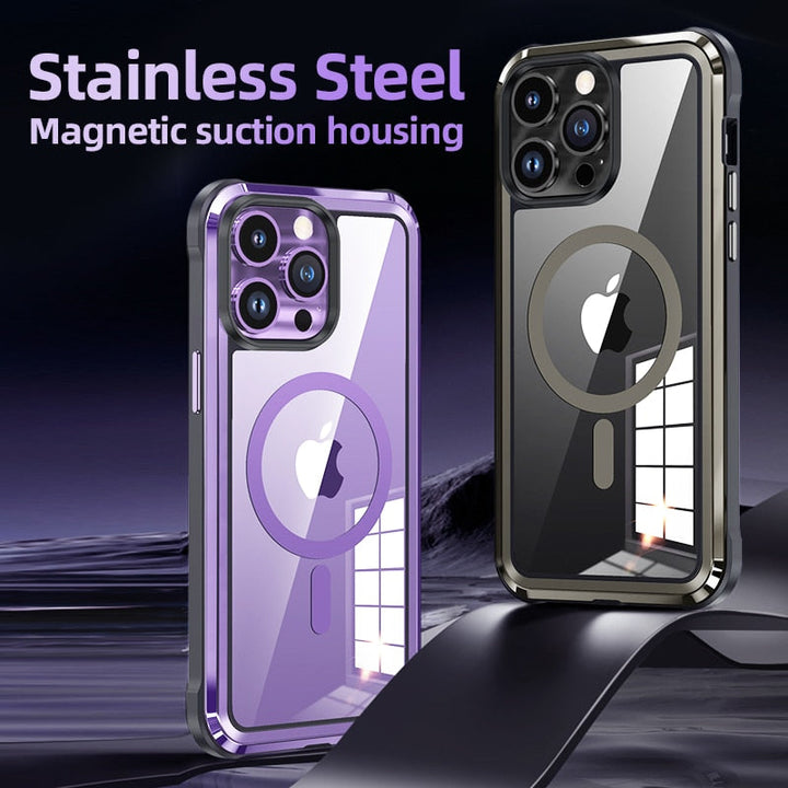 Karnz | Magische Rüstung Magnetisches Lade-iPhone-Hülle