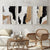 Erdige Konturen Abstrakte Monochrome Fusion Leinwanddruck Wandkunst Bilder Für Modernes Wohnzimmer Schlafzimmer Home Office Dekor | Karnz