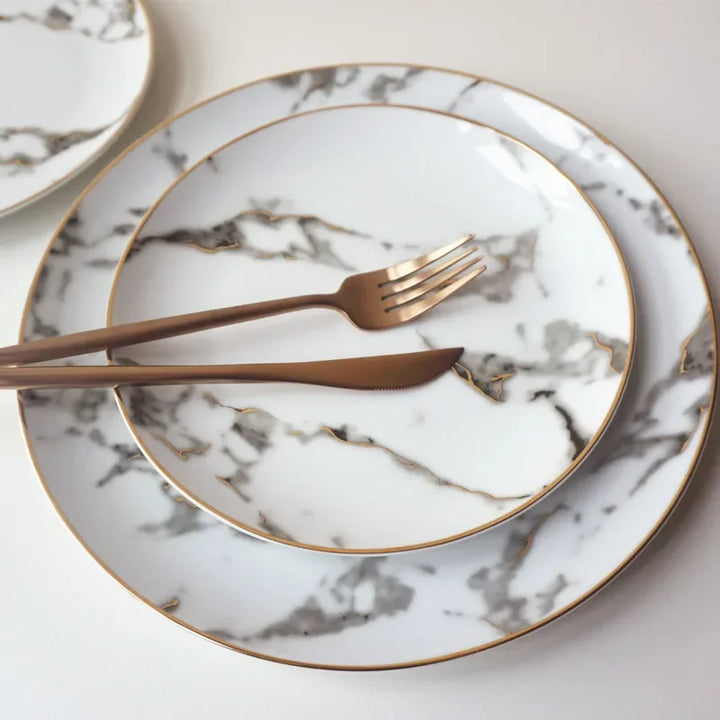 Marmorplatte 2-teilige Set Karnz