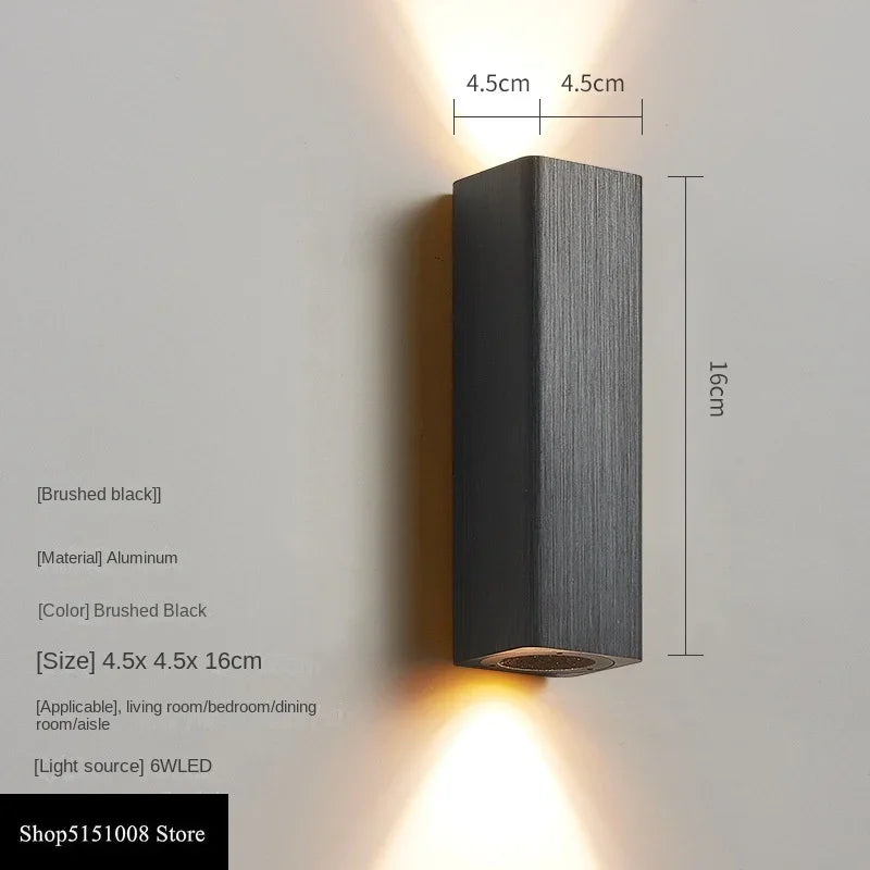 LumiGlow - Stilvolle LED-Wandlampe mit Warm- und Kaltlicht | Karnz
