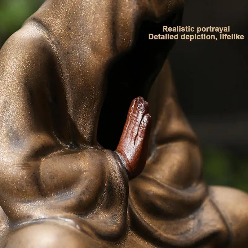 Meditative Mönch Räuchergefäß