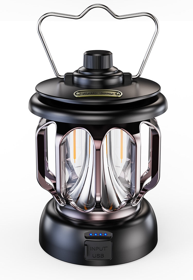 Retro Power Bank Camping LED Lampe | Karnz