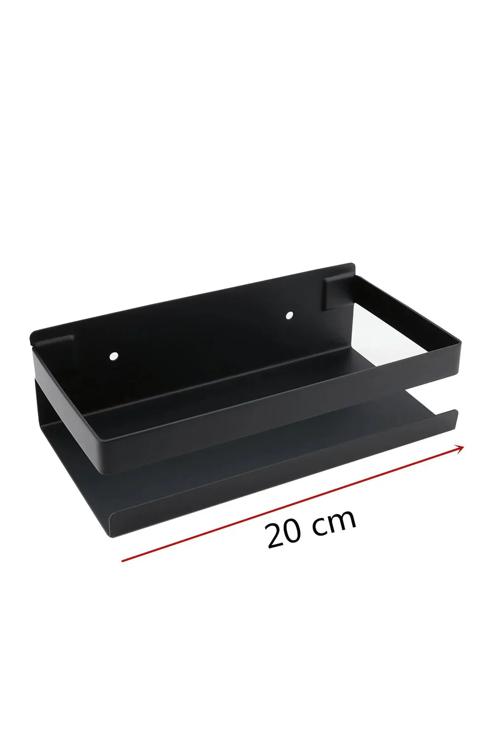 Moderne schwarze Wandregale