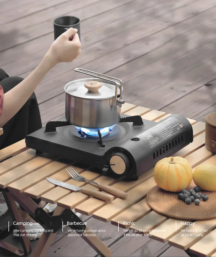 Camp Cuisine Mini tragbarer Gaskocher | Karnz