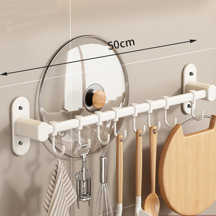 CookEase Küchenwandregal – Multifunktionaler Organizer für Deckel, Spatel & Küchenutensilien Karnz