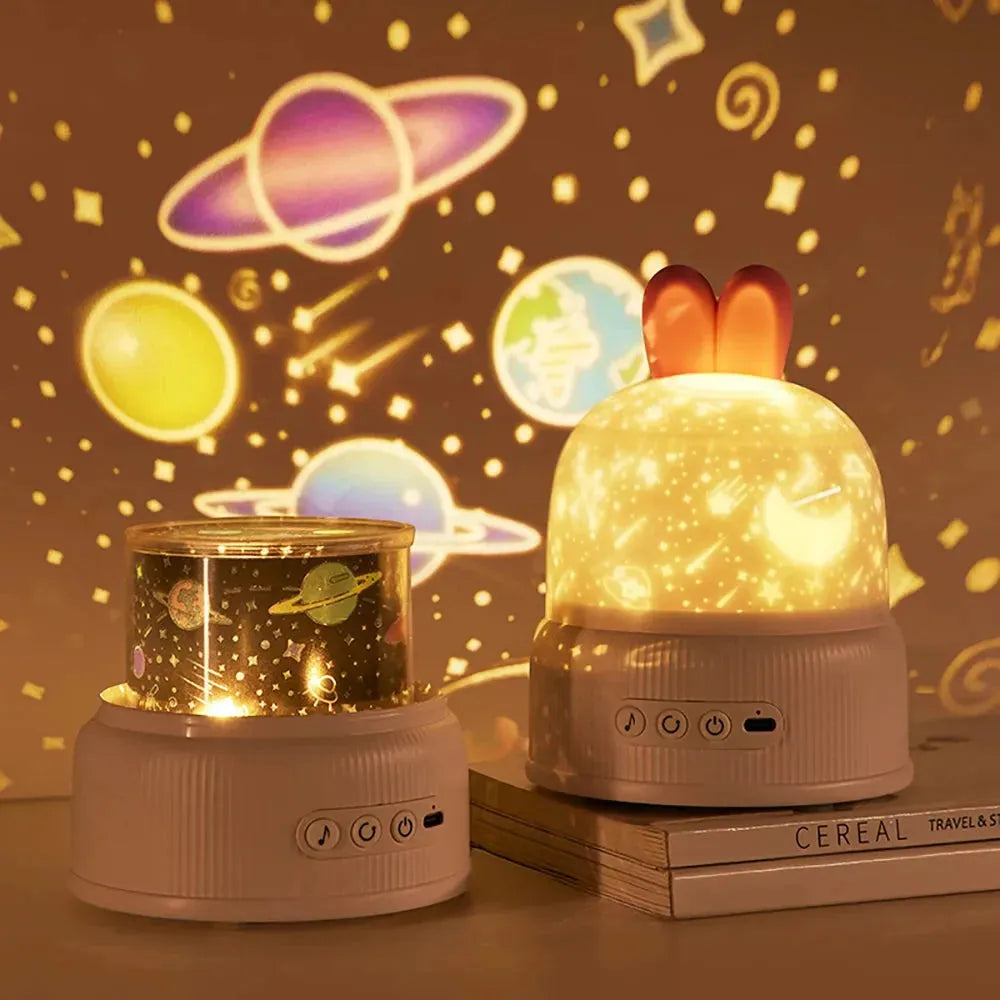 BunnyBeam Light – Niedliches Hasenprojektor-Nachtlicht für Kinder