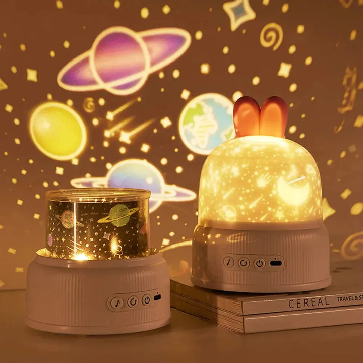 BunnyBeam Light – Niedliches Hasenprojektor-Nachtlicht für Kinder