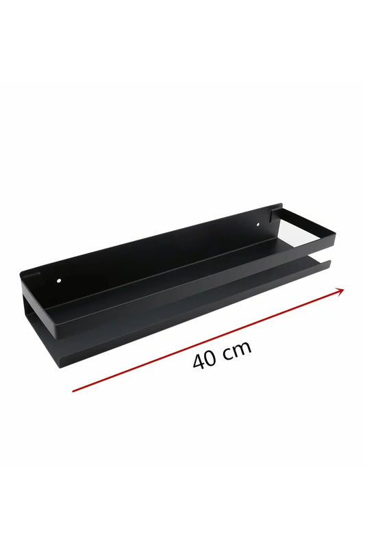 Moderne schwarze Wandregale