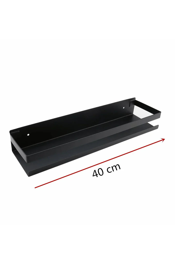 Moderne schwarze Wandregale