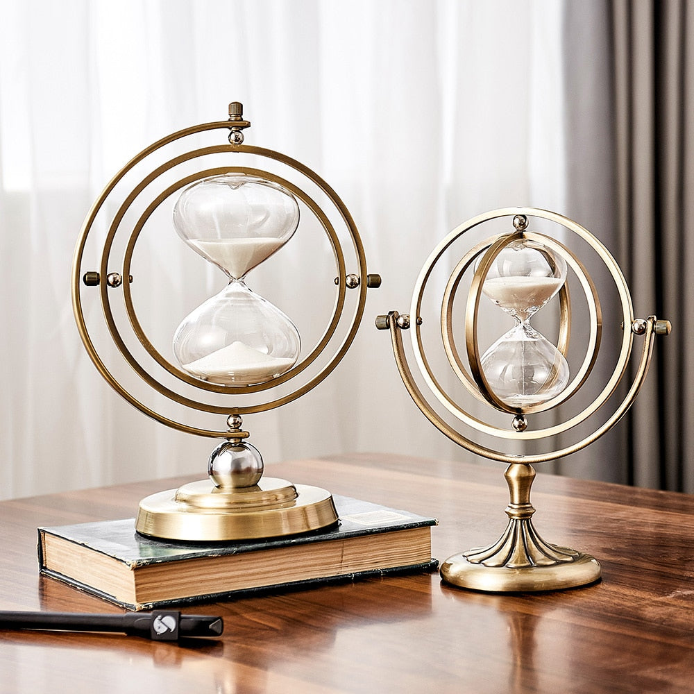 Time Charmer Metall Sanduhr Dekor | Karnz
