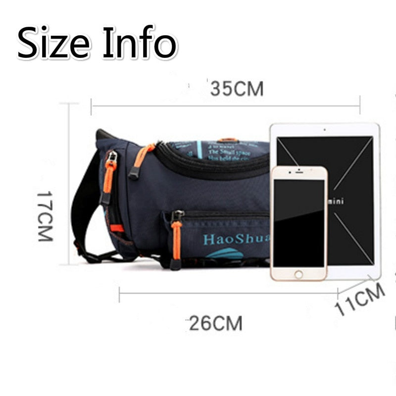 Karnz | Wasserdichte Oxford-Stil Stash-Taschenbauchtasche