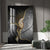 Abstrakte schwarze goldene Baumringe Wandkunst Fine Art Leinwanddrucke Licht Luxus Bilder für Wohnzimmer Foyer Eingangsbereich Empfangsraum Kunst Dekor