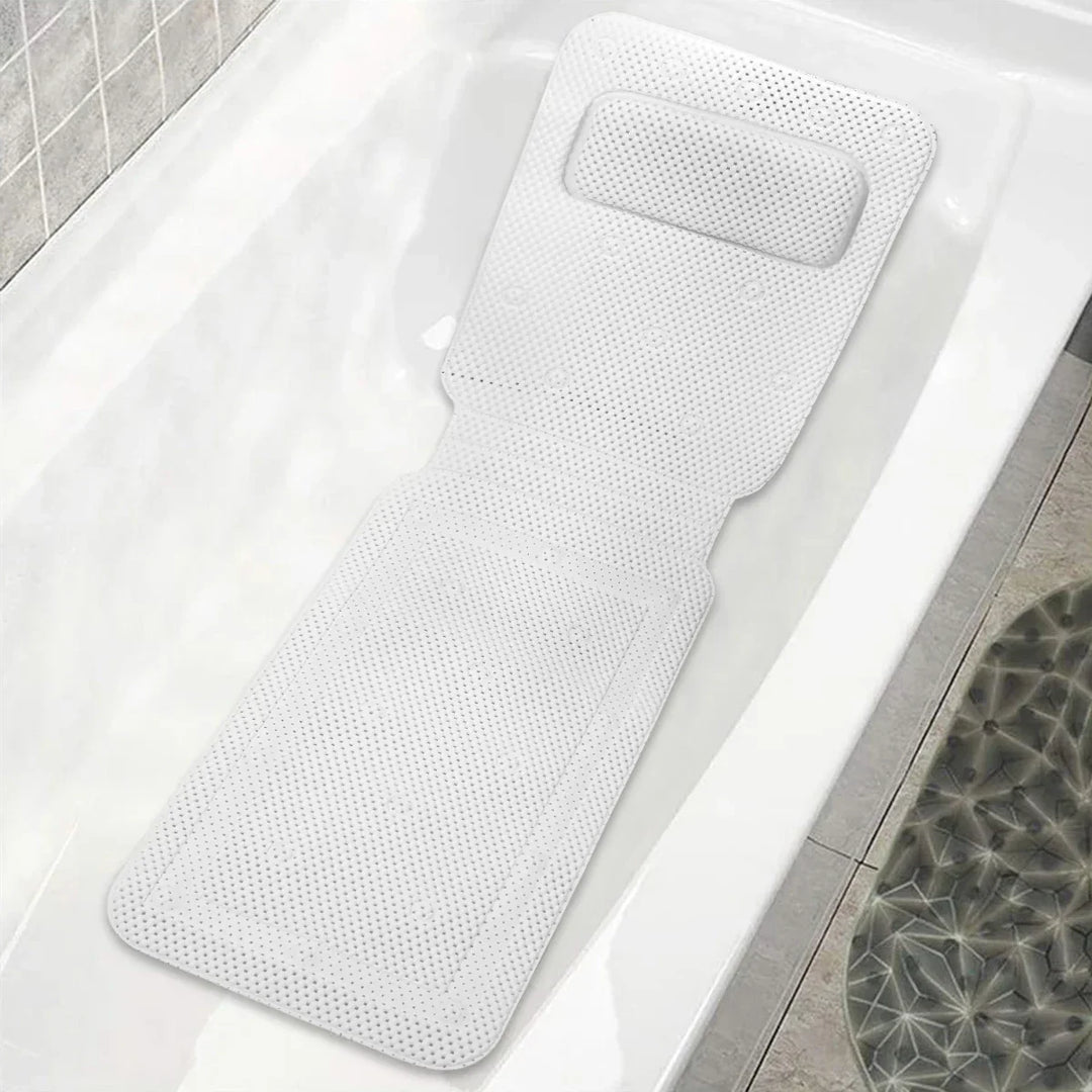 HydroComfort Rutschsichere Badewannenmatte mit Kissen Karnz